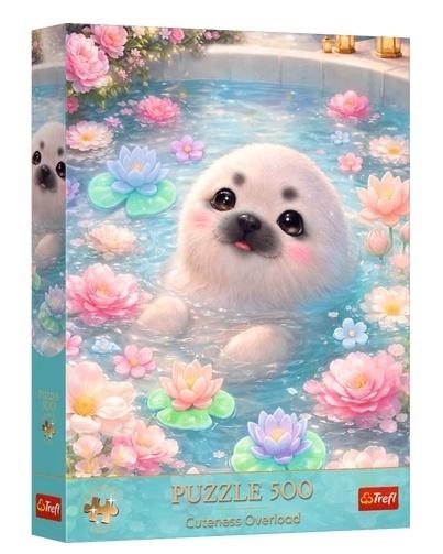 <img src='https://webimage.pl/pics/425/6/d5900511376425.jpg' style='height:440px' /> Puzzle 500 Słodka foka TREFL