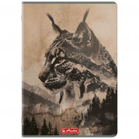 Zeszyt Herlitz Standard Wild - A4/96K, linia z marginesem