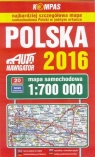 Polska 2016 Mapa samochodowa 1:700 000