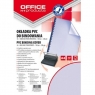 Okładki do bindowania Office Products A4 PVC 100 sztuk niebieska/transparentna