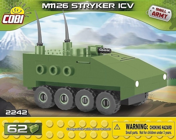 Armia 62 elementy  M1126 Stryker ICV Nan (2242)