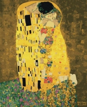 Malowanie po numerach - Pocałunek Klimt 40x50cm