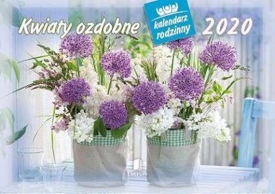 Kalendarz 2020 Rodzinny Kwiaty ozdobne WL2