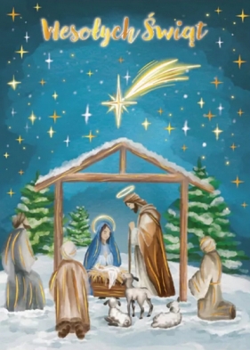 Karnet B6 Boże Narodzenie - Betlejem