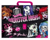 Teczka harmonijkowa z rączką Monster High