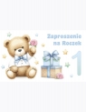 Zaproszenie Z 160x95 Urodziny Roczek zest. 60086 Dziecięce - Baby, Chłopiec,