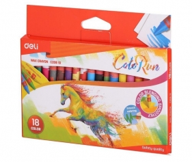 Kredki świecowe - ColoRun, 18 kolorów