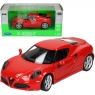 WELLY Alfa Romeo 4C, czerwony (WE24048)