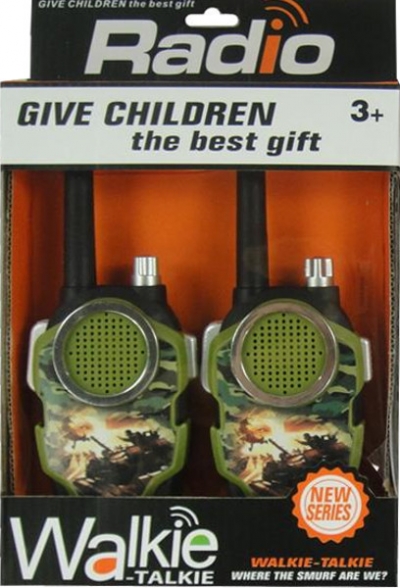 Walkie talkie z motywem militarnym