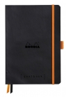  Notes Rhodia Rhodiarama Goalbook black  A5 - kropki - Softcover