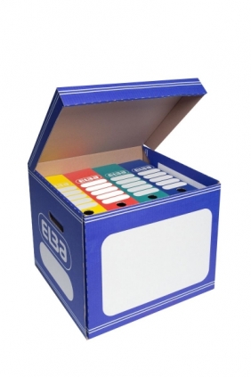 Pudło archiwizacyjne Elba Tric Color A4 - niebieski 350 mm x 360 mm x 425 mm (100552637)