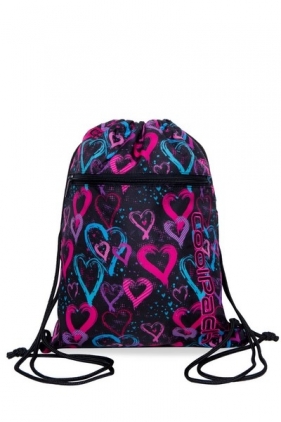 Coolpack - Vert - Worek Na Buty - Drawing Hearts (B70038)