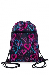 Coolpack - Vert - Worek Na Buty - Drawing Hearts (B70038)