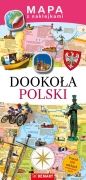 Mapa z naklejkami - Bogusława Karlicka, Ewa Lodzińska, Krzysztof Stefaniuk