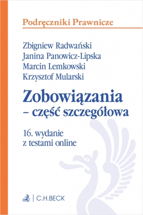 Zobowiązania - część szczegółowa - Opracowanie zbiorowe, Opracowanie zbiorowe