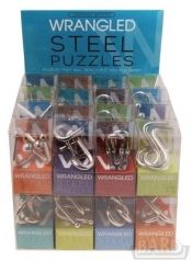 Wrangled steel puzzles