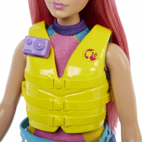 Barbie Daisy na kempingu, lalka + kajak (HDF75)