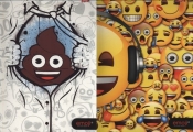 Teczka z gumką A4 EMOJI 1 10 sztuk mix