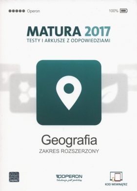 Geografia Matura 2017 Testy i arkusze Zakres rozszerzony - Plandowska Dorota, Siembida Jolanta, Zaniewicz Zbigniew