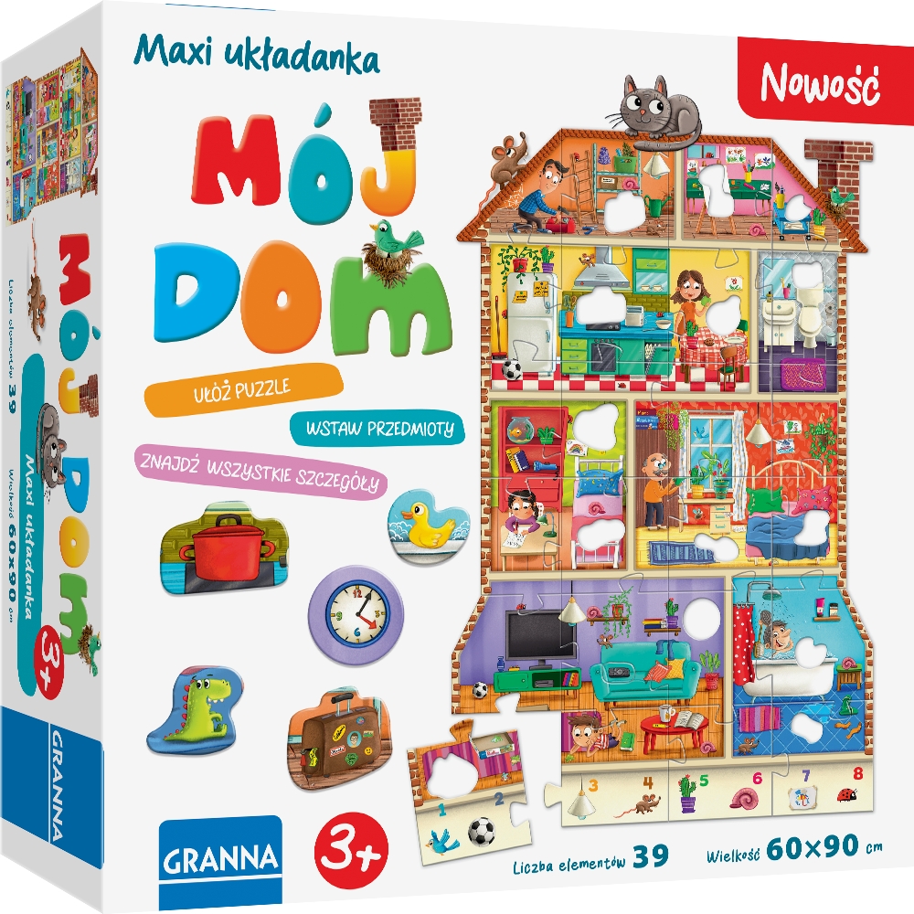 Maxi układanka - Mój dom