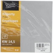 Koperta Galeria Papieru pearl 145x145 - srebrna 145 mm x 145 mm (280714)