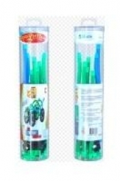 Patyczki konstrukcyjne miękkie pojazd 34el