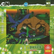 Puzzle 3D Ben 10 w akcji 120 (35642) - <br />