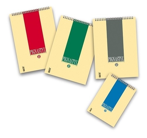 Kołonotatnik A6 Pigna Styl w kratkę 60 kartek mix kolorów