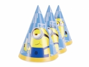 Czapeczki Minionki 16cm 6szt