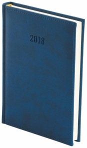 Kalendarz 2018 A5 Dzienny Vivella Granatowy