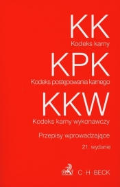 Kodeks karny Kodeks postępowania karnego Kodeks karny wykonawczy