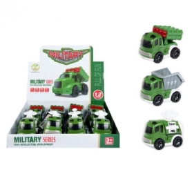 Samochód Mega Creative wojskowy 10 cm mix (454124)