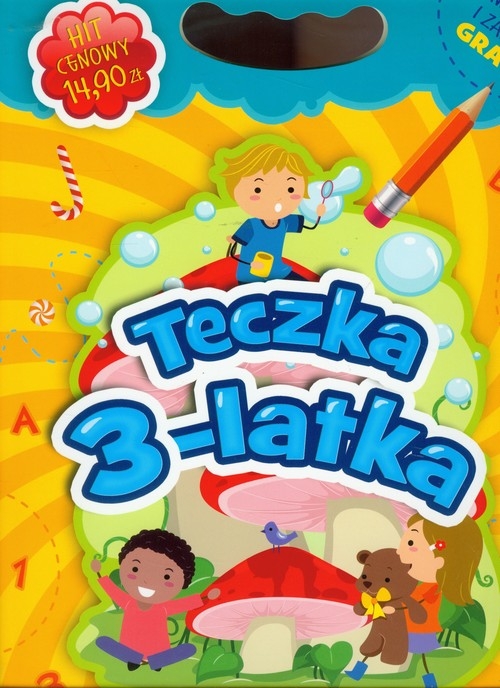 Teczka 3-latka Zestaw edukacyjny dla przedszkolaka