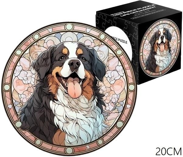 Puzzle 168el Witraż. Pies