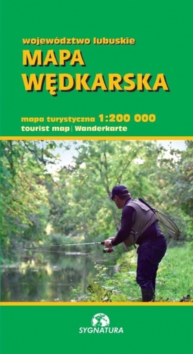 Mapa wędkarska Województwo lubuskie mapa turystyczna 1:200 000 - Czajka Witold
