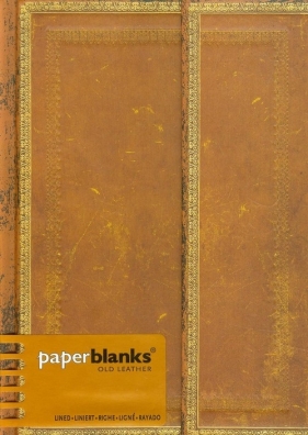 Notatnik Midi Handtooled Wrap w linie
