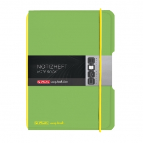 Notatnik my.book Flex A6/40k kratka - zielony (11361581)