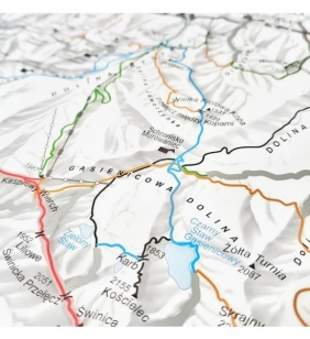 Tatry Polskie - mapa zdrapka - Opracowanie zbiorowe