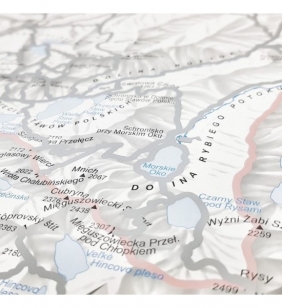 Tatry Polskie - mapa zdrapka - praca zbiorowa