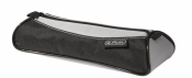 Piórnik kosmetyczka trójkątny black/ grey