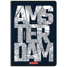 Zeszyt Herlitz A5/80k kratka z marginesem, 1 szt