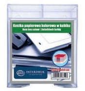 Kostka papierowa kolorowa 85x85x70 mm w kubiku