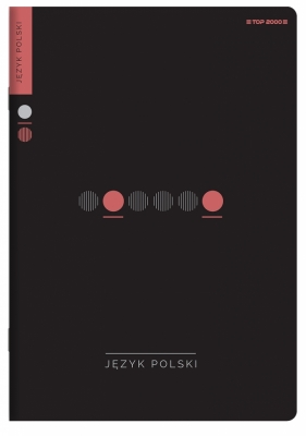 Zeszyt Top 2000 A5/60k ze ściągami linia - Język Polski