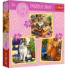  Puzzle 3w1 Radosne momenty TREFL