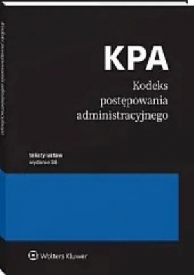 Kodeks postępowania administracyjnego Przepisy