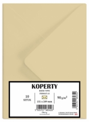 Koperty A5 kremowe 10szt