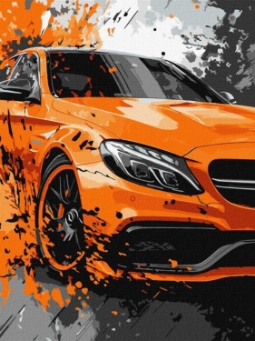 Malowanie po numerach - Jaskrawa siła 30x40cm