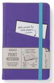 Bookaroo Notatnik Journal Pocket A6 - Fioletowy