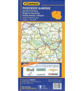 Pojezierze Iławskie, 1:50 000 - Mapa turystyczna (1606-2020) - Opracowanie zbiorowe