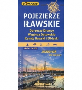 Pojezierze Iławskie, 1:50 000 - Mapa turystyczna (1606-2020) - Opracowanie zbiorowe